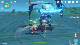 Xiao Solo Maguu Kenki Boss No Damage Taken Gameplay - Genshin Impact