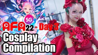 Anime Festival Asia in Singapore - #AFASG22 Day 3 Part 1 [Cosplay Compilation]