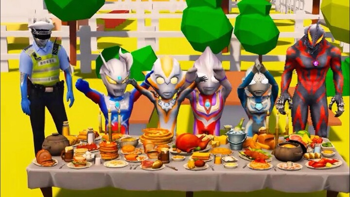 The little Ultramans are out of school.