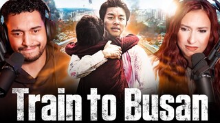 TRAIN TO BUSAN (2016) MOVIE REACTION - WE WERE NOT EXPECTING THIS! - First Time Watching - Review