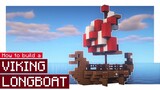 Minecraft: How to Build a Small Viking Longboat!