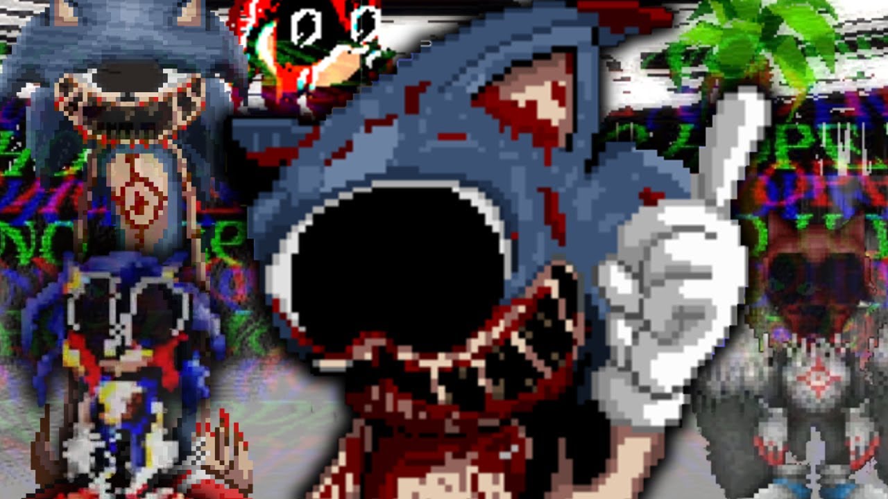 FNF VS Sonic.EYX / Sonic.EXE - eye-on-you Song (FNF MOD