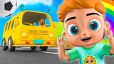 Wheels On The Bus Goes Round And Round - Kids Songs | Nursery Chymes