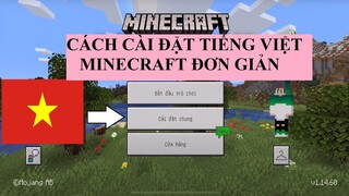 Cách cài đặt Tiếng Việt cho Minecraft PE đơn giản