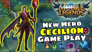 MOBILE LEGENDS BANG BANG | Cecilion New Hero | Game Play