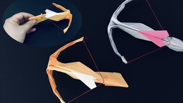 Chiếc nỏ đồ chơi origami có thể phóng máy bay giấy thật thú vị