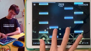【准度留给后辈】单手 Phigros - Lv.16 INFiNiTE ENERZY -Overdoze- 全连 Full Combo !!!