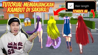 TUTORIAL CARA  MEMANJANGKAN RAMBUT KARAKTER SAKURA!! RAMBUT BARU DI SAKURA SCHOOL SIMULATOR - UPDATE