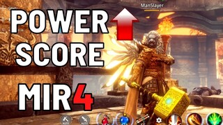 MIR4 GUIDE : POWER SCORE PAANO PATAASIN