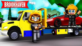 Ik Werk Als WEGENWACHT In Brookhaven! (Roblox)