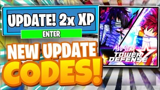 ALL NEW SECRET *UPDATE 2X EXP* OP CODES! | Roblox All star tower defense