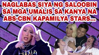 NAGLABAS SIYA NG SALOOBIN SA MGA UMALIS SA KANYA NA ABS-CBN KAPAMILYA STARS...