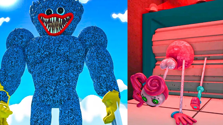 Huggy Wuggy Got Buff Poppy เวลาเล่น Roblox