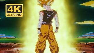 Dùng 166 giây xem lại Songoku lần đầu biến hình siêu saiyan