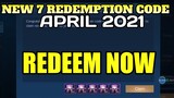 ML REDEMPTION CODES APRIL 2021 - REDEEM CODE IN MOBILE LEGENDS