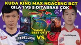 KING MAXX KUDANYA NGACENG BGT GILA ‼️ CARMILA JUNGLER DIPAKE KUAT KAH LAWAN KUDA - BTR VS RBL GAME 1