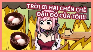 Câu chuyện đau lòng về Calli và 2 chén chè đậu đỏ bị cháy... [Hololive Việt Sub]