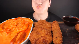 Mukbang heo cốt lết chiên ASMR 2 #food