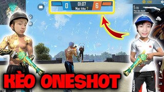 FREE FIRE | Hùng Mõm VS Đức Mõm Kèo "Oneshot" M1887 Lục Bảo, Lần Đầu Bị Chốt 7-0 !!!