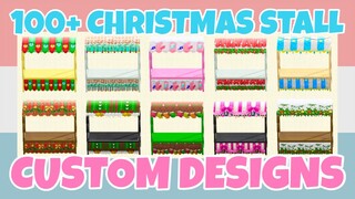 Best 100+ Christmas Stall/Stand/Shop Custom Designs In Animal Crossing New Horizons (Design Codes)