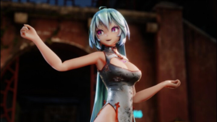 [MMD/Thả/Vải/Sườn Xám]Miku Pure Land