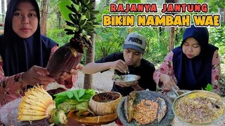 NGALIMEUD.. Habis TEBAR, Masak RAJAnya JANTUNG, Jamur Liar, Sambel Kacang Kencur, Cue, Lalab