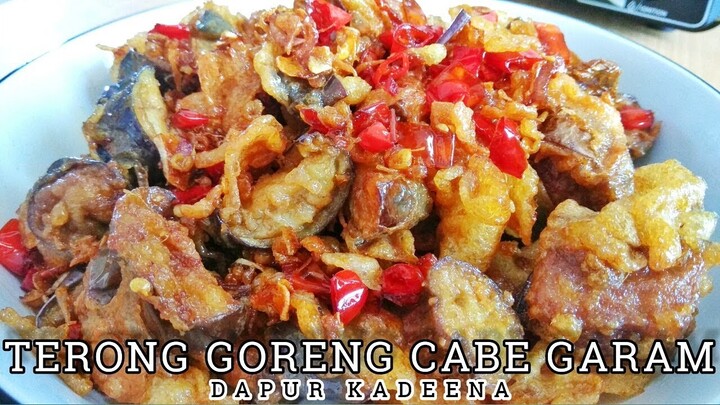 Cara Membuat Terong Goreng Cabe Garam