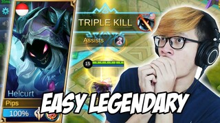 NEW HERO HELCURT EASY LEGENDARY EASY KILL - MOBILE LEGENDS INDONESIA