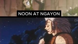 NOON AT NGAYON uvogin vs inju / uvo vs shadow beast/ HUNTER X HUNTER TAGALOG DUBBED