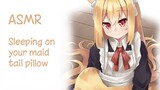 [ASMR] Sleeping on Your Maid Tail Pillow [Japanese Voice Acting] [Binaural] [English Sub]