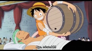 Luffy ngasih obat segalon🤣