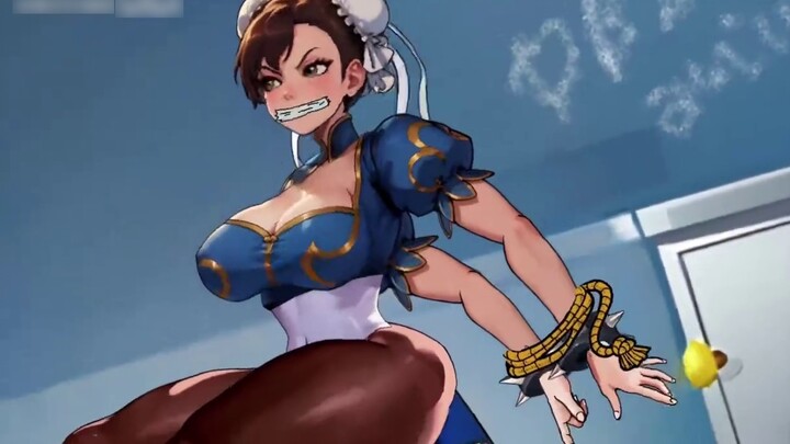 Street Fighter 6: Lão già Biden Rùa Sennin VS Chun-Li