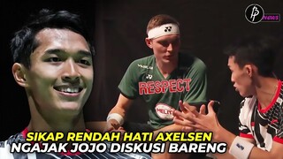 Abis Perang Malah Diskusi Bareng..!! Respect Axelsen pd Jojo Bikin BL Indo Kagum di Japan Open 2023