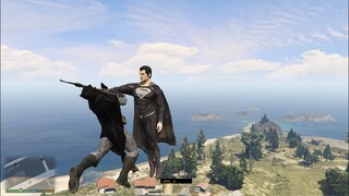 GTA 5 - Superman killed Batman lol