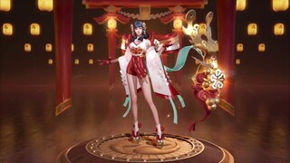 Lobby & Recall | Tel'Annas: Fox Shrine Maiden | Arena of Valor - TiMi