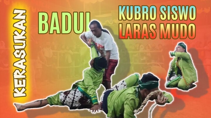 Kerasukan! Semua Penari Badui Kubro Siswo Laras Mudo Kerasukan