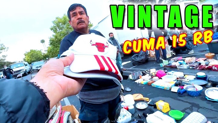 PEDAGANG LOAK SALAH HARGA, JUAL TOPI VINTAGE CUMA 15 RIBU