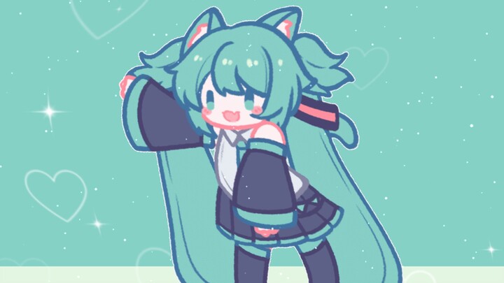 Điệu nhảy khó hiểu của Meow Miku˶·ᴗ·˶