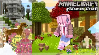 มายคราฟเอาชีวิตรอดใน yBiomes Craft - Minecraft 1.18