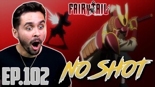 "GAJEEL SLASHED" Fairy Tail Ep.102 Live Reaction!