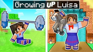 Growing Up as LUISA From ENCANTO in Minecraft!