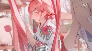 [Painting process] If you are indecisive when making a wish, the gods will not hear you.