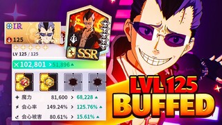 BUFFED! 100K CC LVL 125 MAGNA OBLITERATES PVP WITH GREY! | Black Clover Mobile