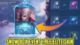 Upcoming 100% Free Elite Skin Snow Box Event Update Release Date | MLBB