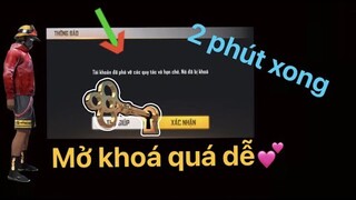 [FreeFire] Cách mở khoá acc Free Fire khi bị khoá | và khi bị quét nhầm