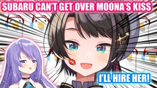 Subaru Can't Get Over Moona's Kiss! 【Hololive English Sub】