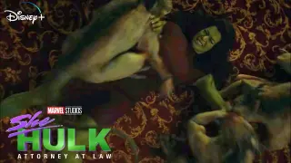 She-Hulk & Wong Vs Demon Bats - Fight Scene | Marvel Studios' She-Hulk : Attorney at Law S01 E04