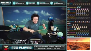 The8BitDrummer plays "Sumeru Desert Battle Theme 1" | Genshin Impact