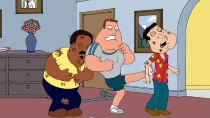 [Cartoon] A Collection of Joe's Fighting Scenes in Family Guy