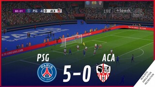 PSG vs. AJACCIO [5-0] • MATCH HIGHLIGHTS | VideoGame Simulation & Recreation